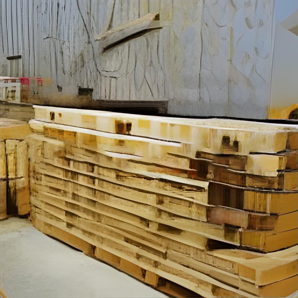  Production of wooden pallets